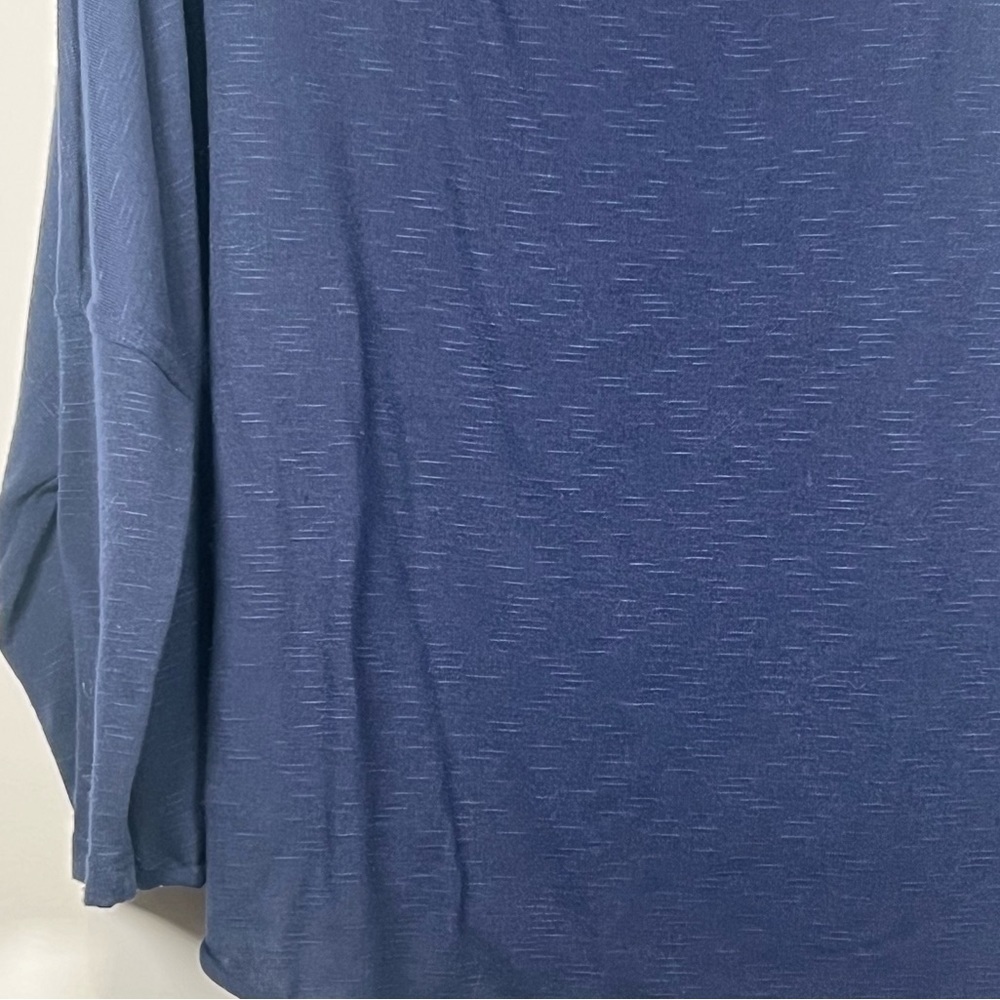 DUCCI Navy Poncho Sweater Oversized with Uneven Bottom size XL - Picture 6 of 11